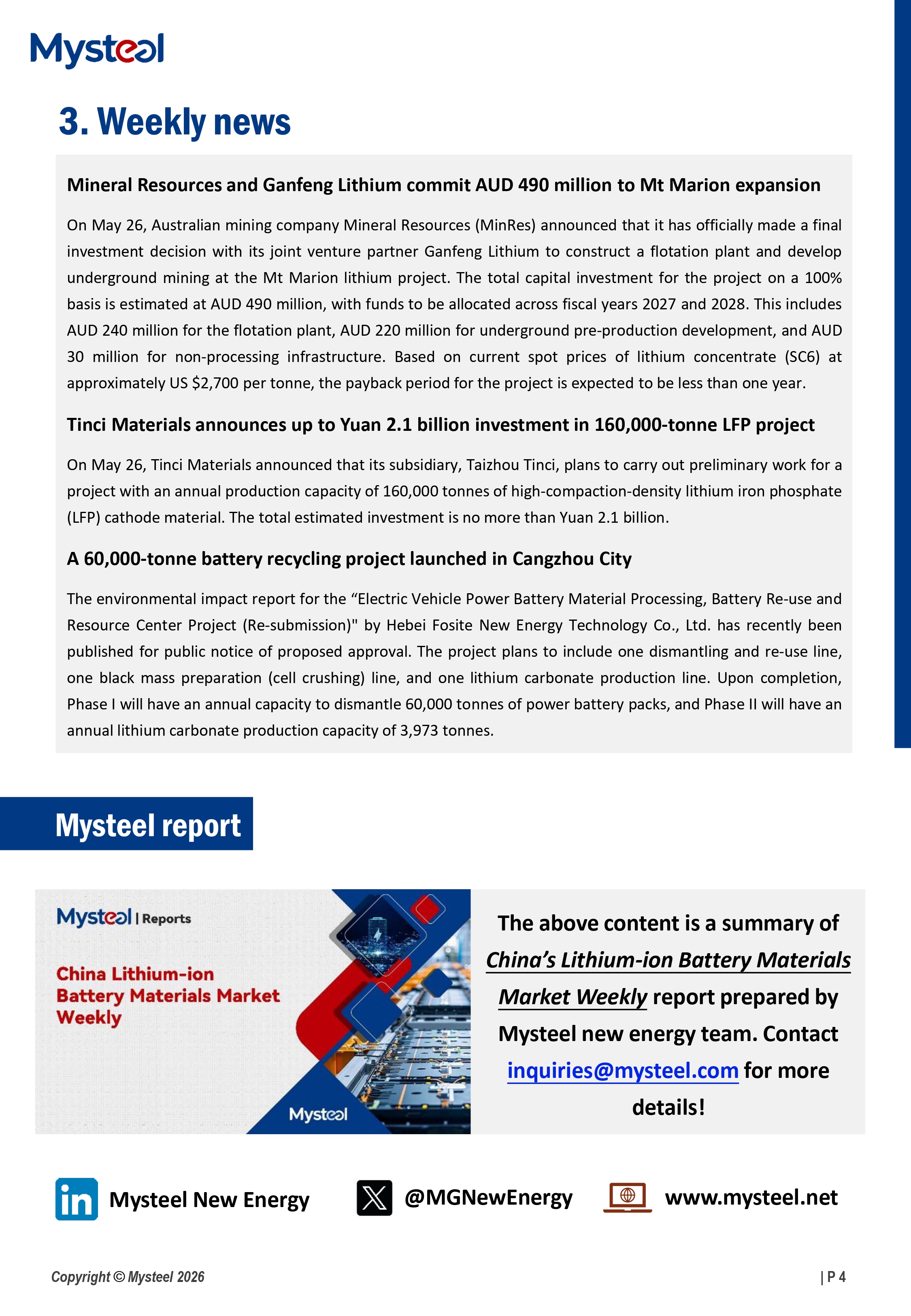 A Glance of China Lithium-ion Battery Materials Market 20260602
