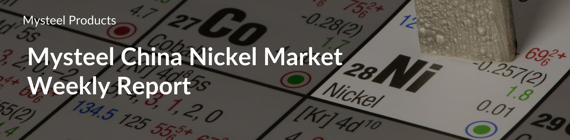 China nickel report weekly