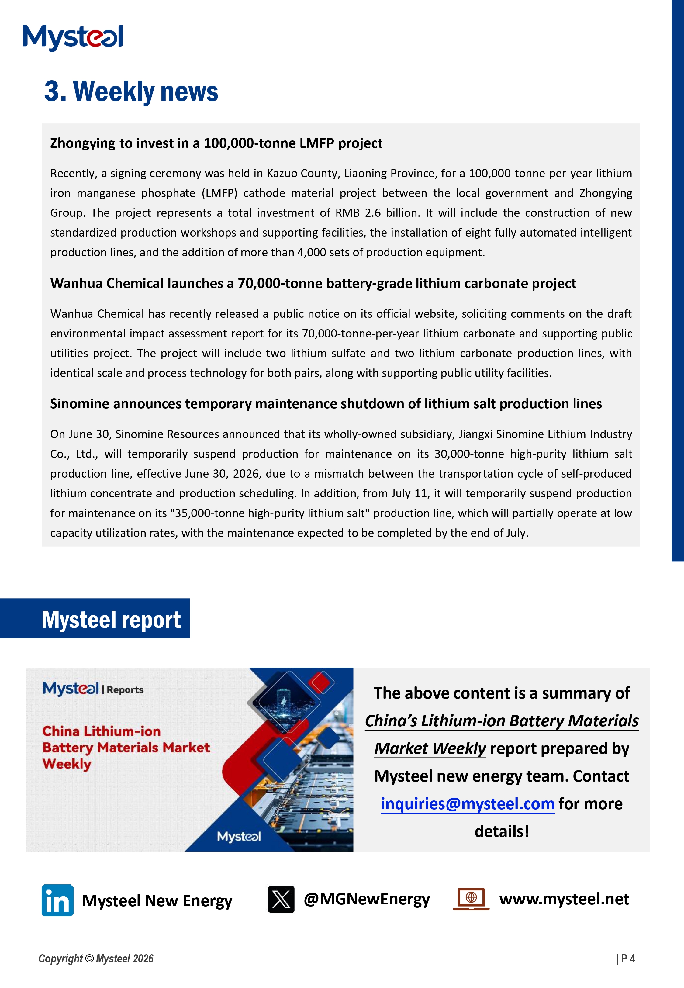 A Glance of China Lithium-ion Battery Materials Market 20260707