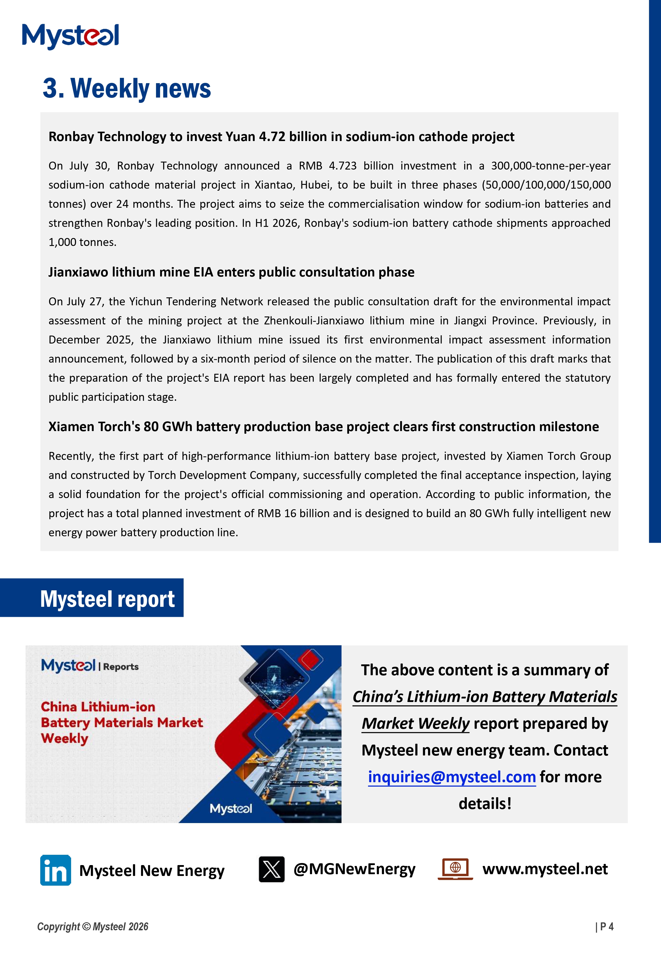 A Glance of China Lithium-ion Battery Materials Market 20260804