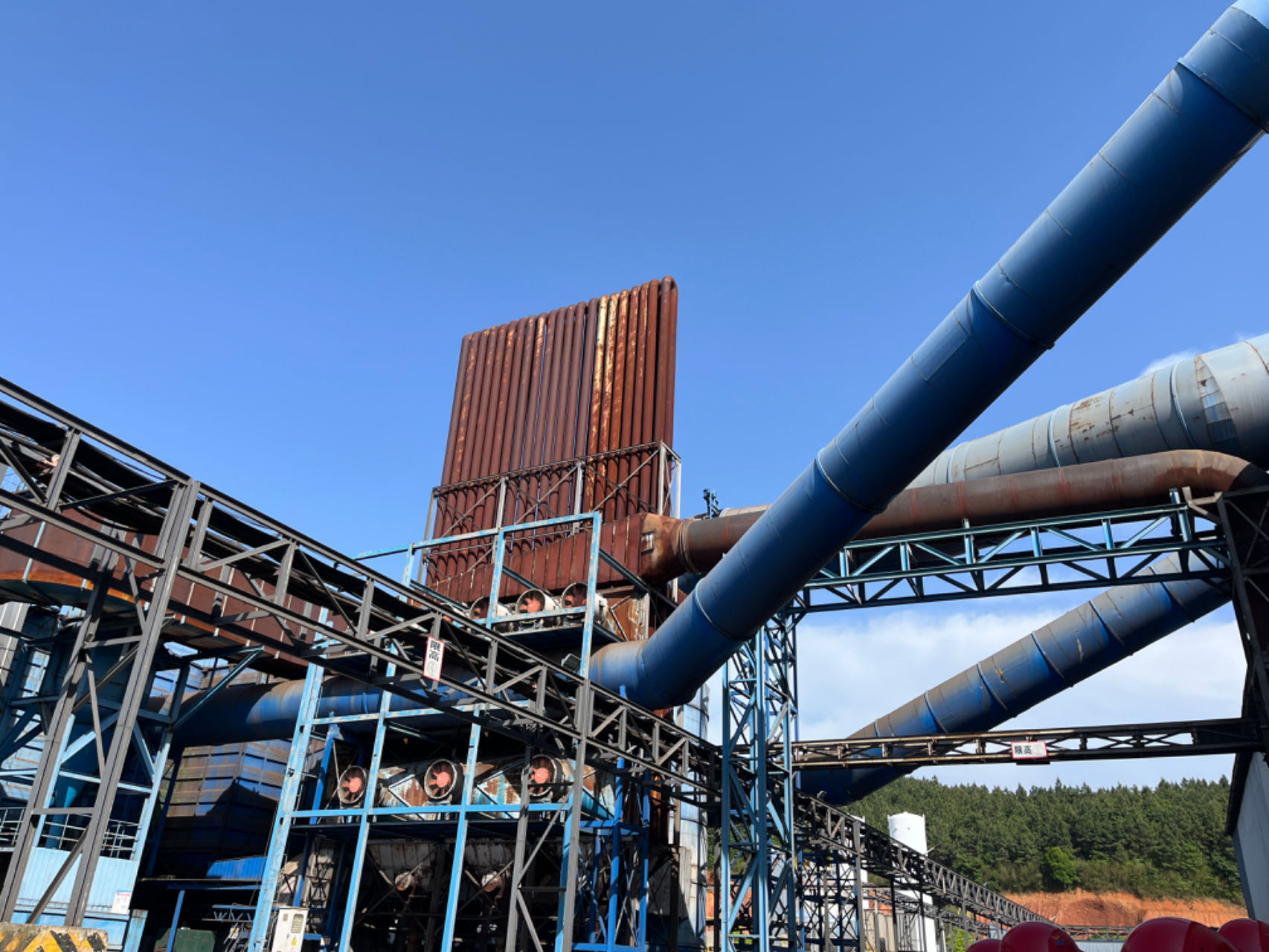 Dust collection facilities at scrapyard